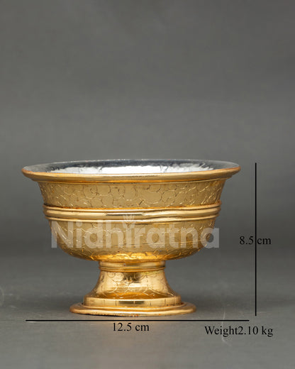 Handcrafted Ritual Water Offering Set for Daily Buddhist Prayers