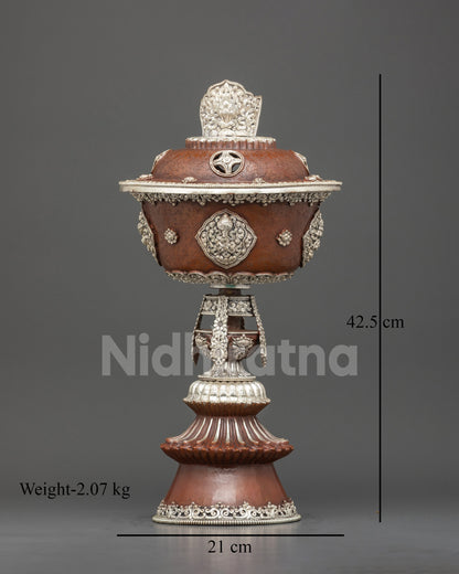 Ghee Butter Lamp for Spiritual Practice and Daily Ritual