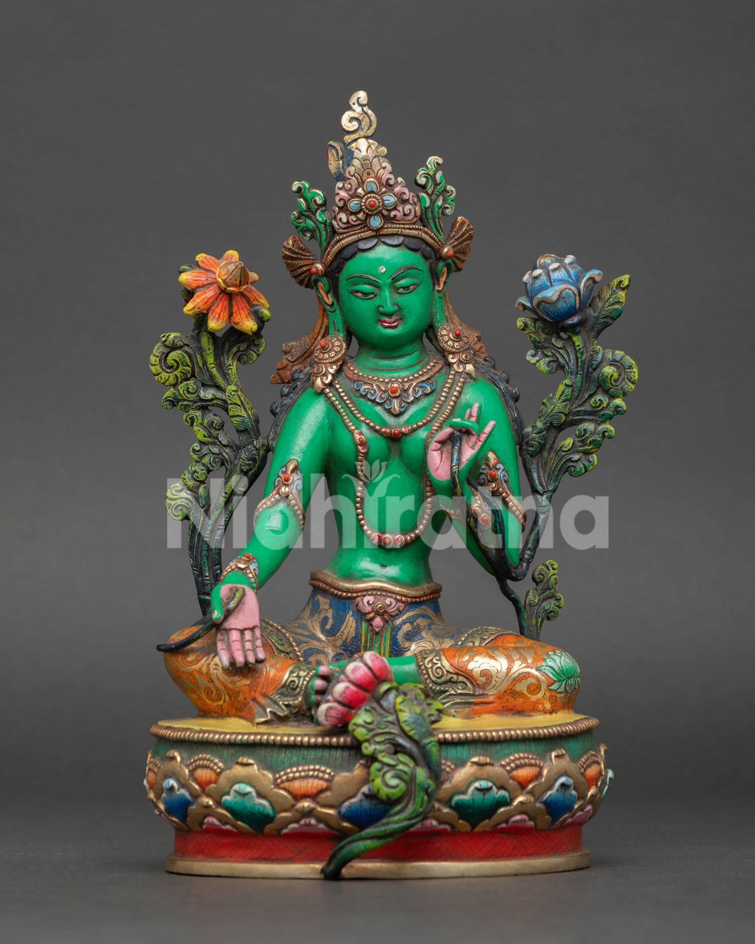 Green Tara Statue