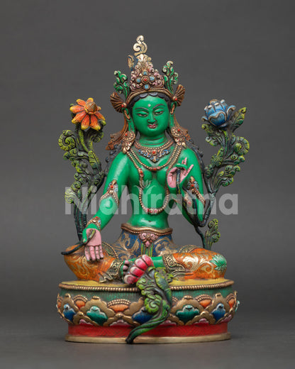 Green Tara Statue
