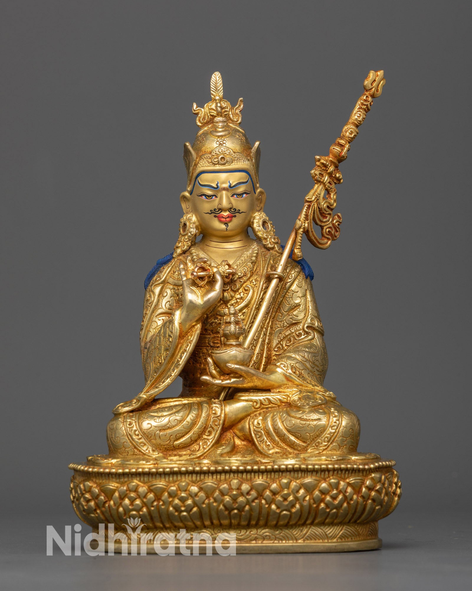 Guru Rinpoche: The Lotus Master in 24K Gold
