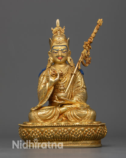 Guru Rinpoche: The Lotus Master in 24K Gold