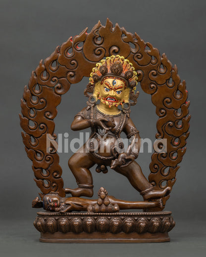 Black Dzambhala Statue