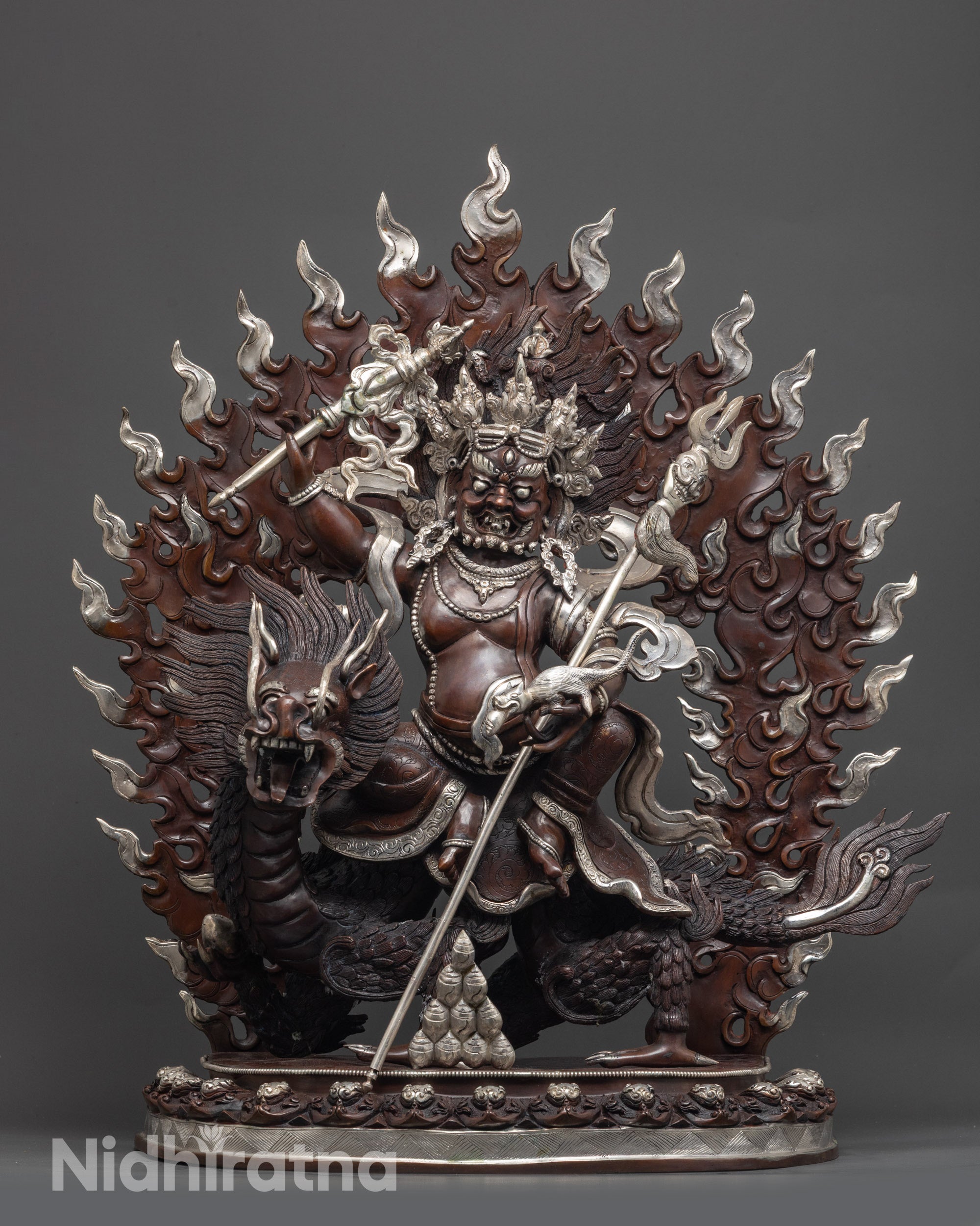 White Dzambhala Statue