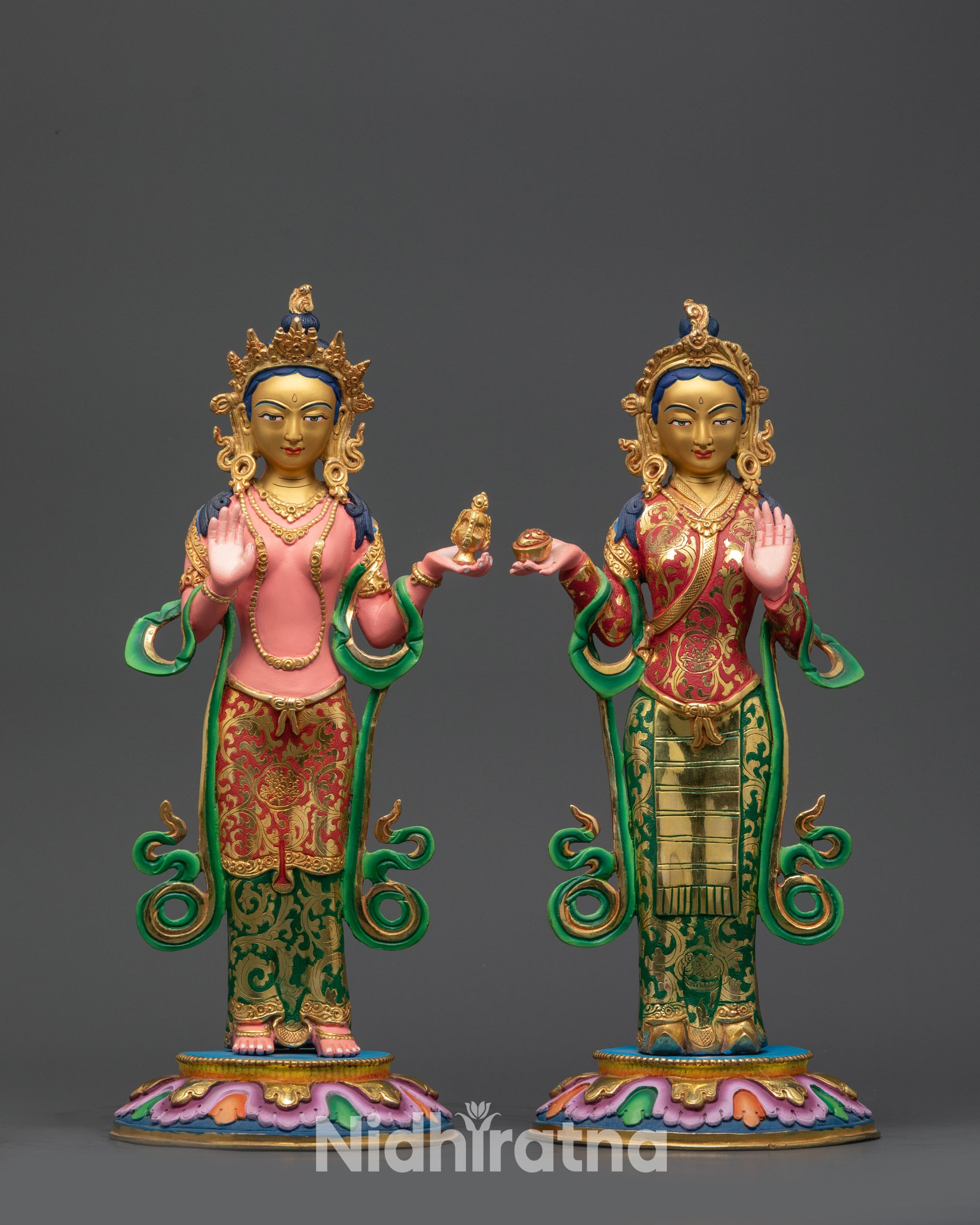 Yeshe Tsogyal and Mandarva Statue
