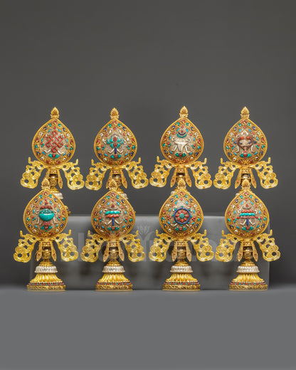 Tibetan Asta Mangala set