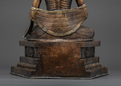 Premium Fasting Buddha Statue for Meditation Spaces