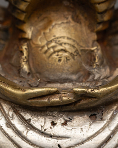 Machine-Made Fasting Buddha Statue