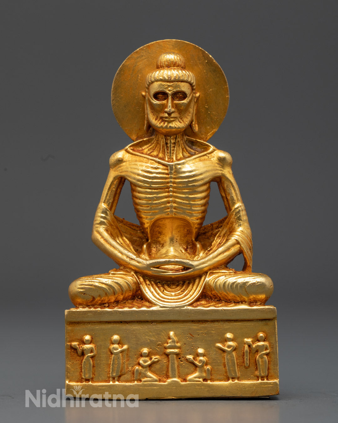 Artisan Fasting Buddha Statue | Exquisite Home Decor for Mindfulness and Serenity