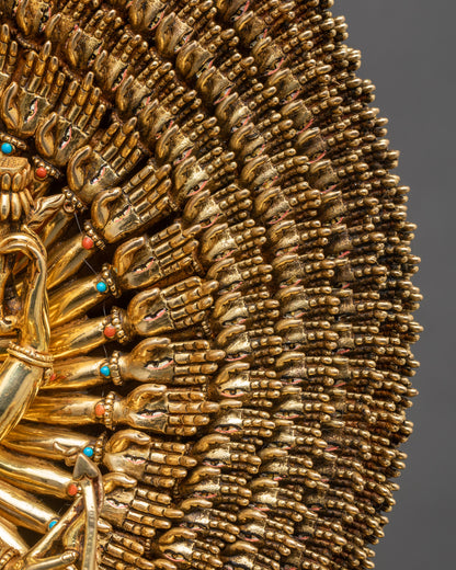 1000 Armed Chenrezig Statue | Sahasrabhuja Avalokiteshvara Sculpture