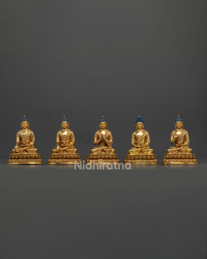 Five Buddha Set | Five Buddhist Statue