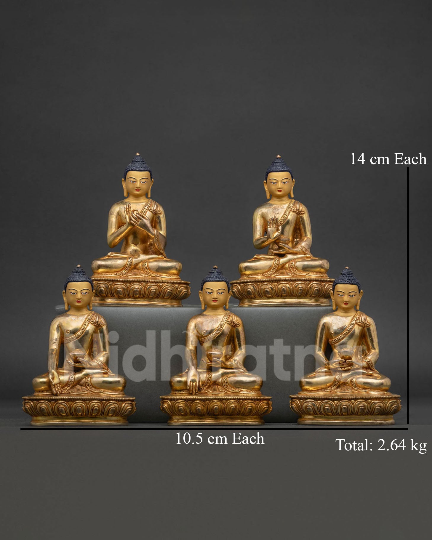 Five Buddha Set