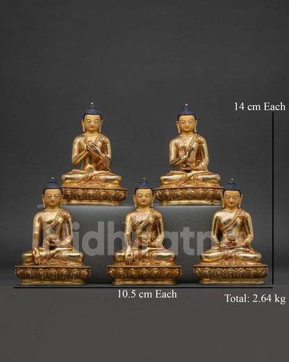 Five Buddha Set