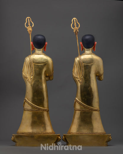 Sariputra and Maubgalyayana Statue Set