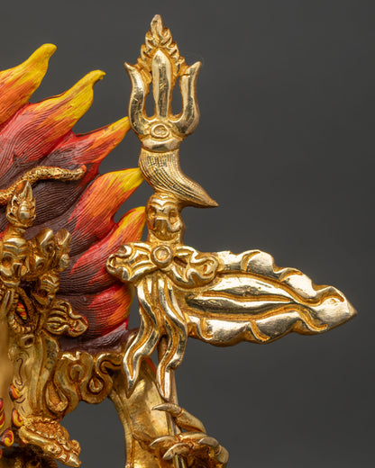 Four Arm Mahakala Statue