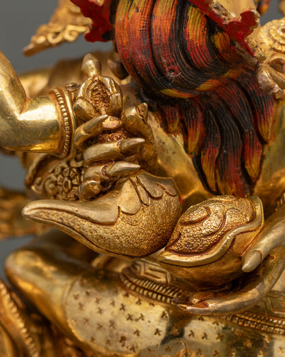 Four Arm Mahakala Statue