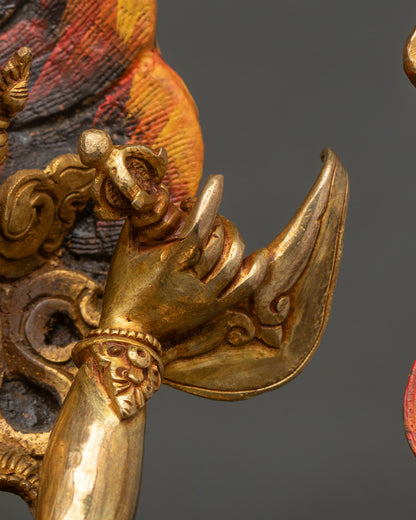 Four Arm Mahakala Statue