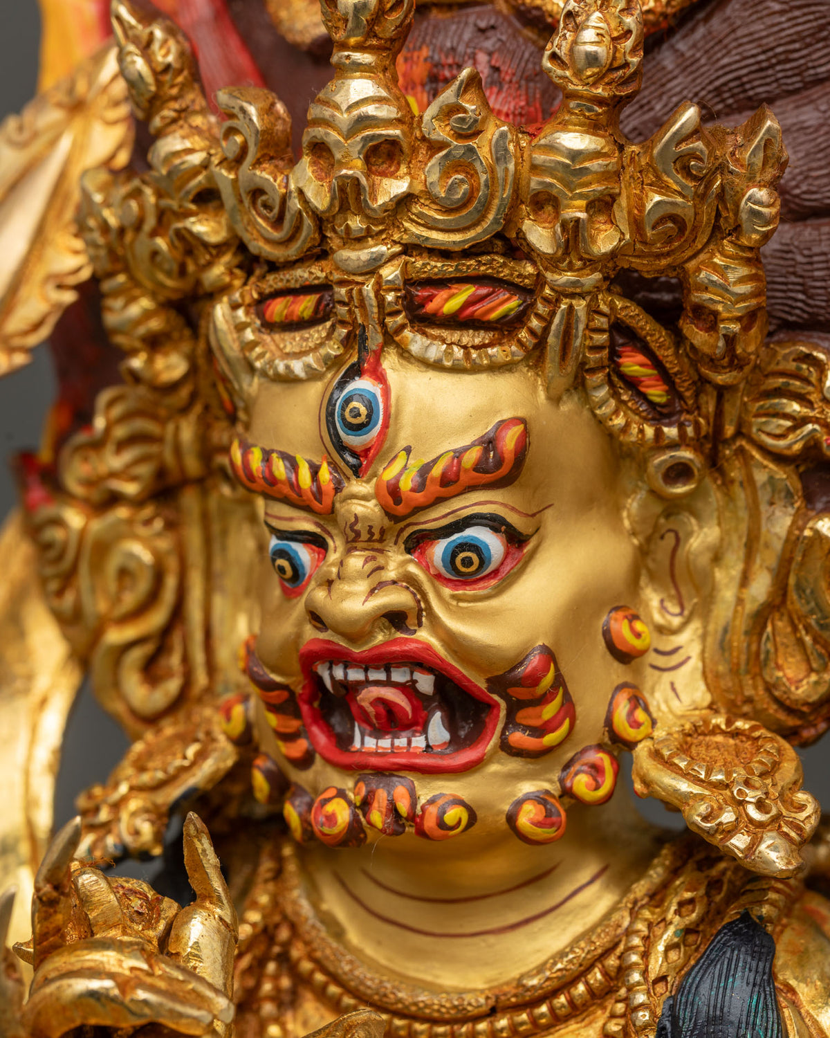 Four Arm Mahakala Statue