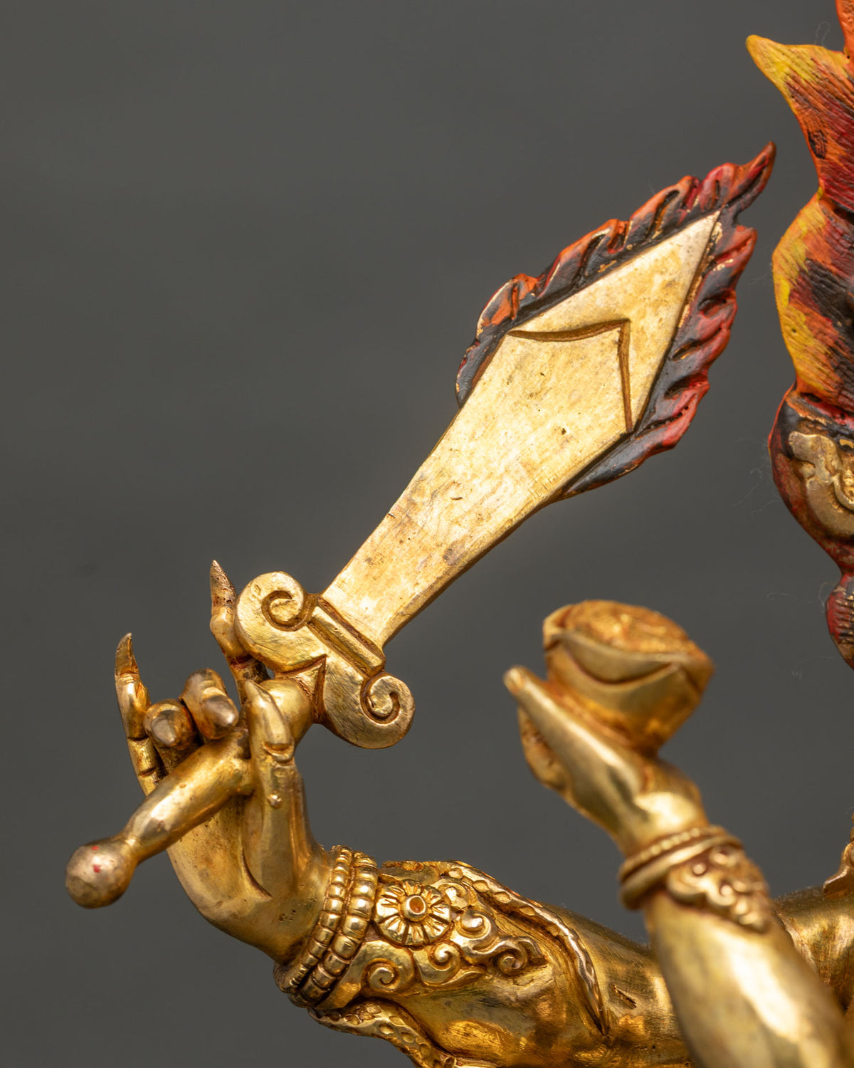 Four Arm Mahakala Statue