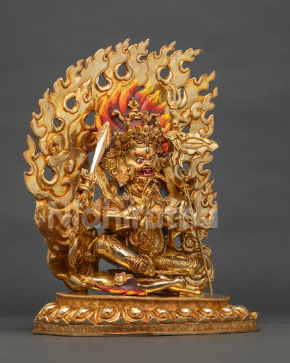 Four Arm Mahakala Statue