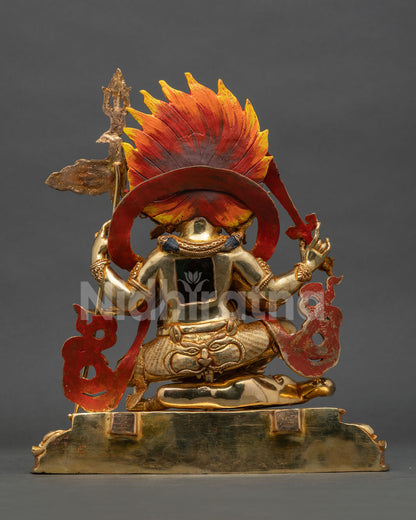 Four Arm Mahakala Statue