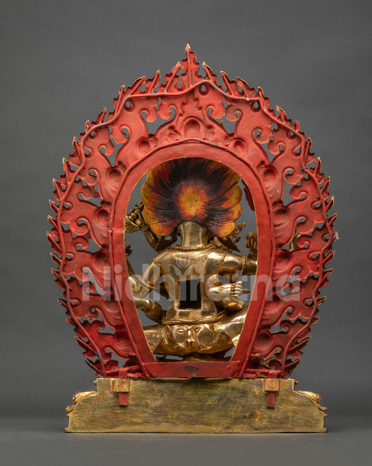 Four Arm Mahakala Statue