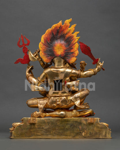 Four Arm Mahakala Statue