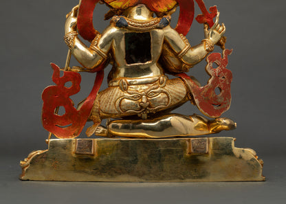 Four Arm Mahakala Statue
