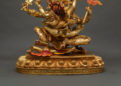 Four Arm Mahakala Statue