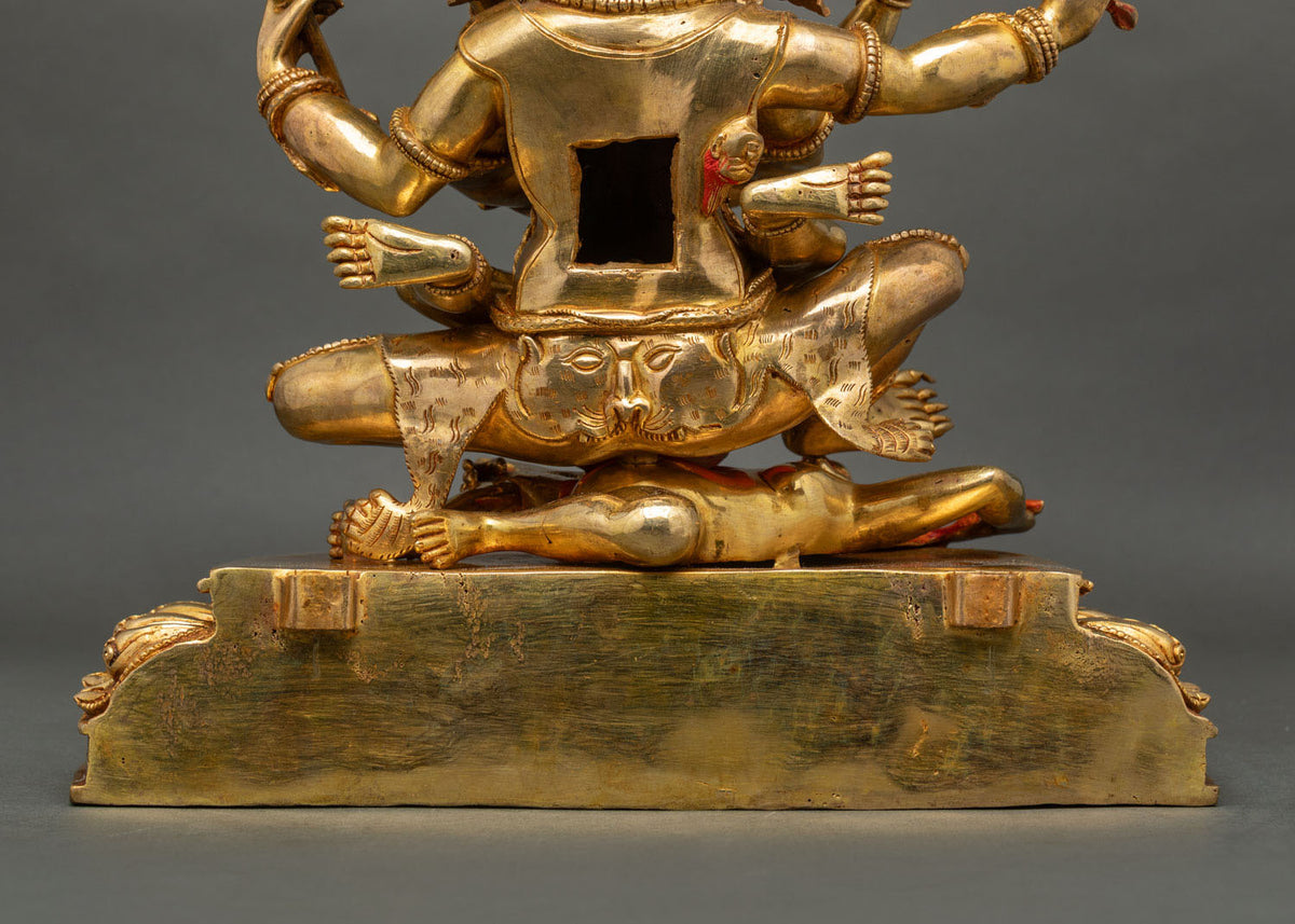 Four Arm Mahakala Statue