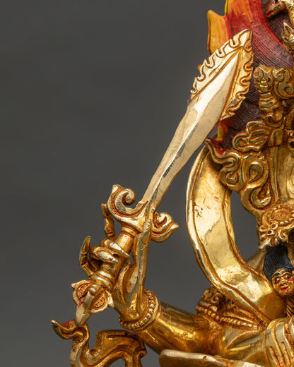 Four Arm Mahakala Statue