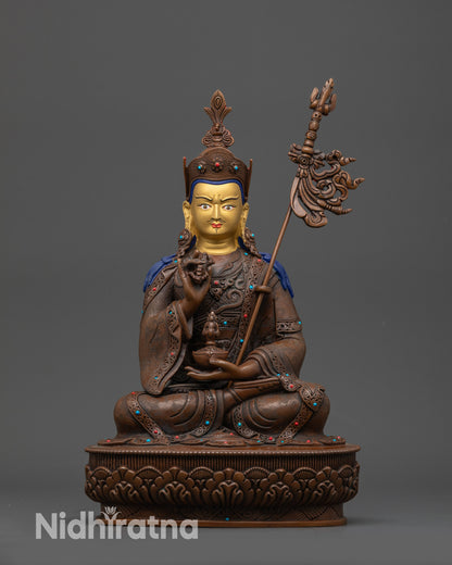 handcrafted Tibetan Buddhist altar statue