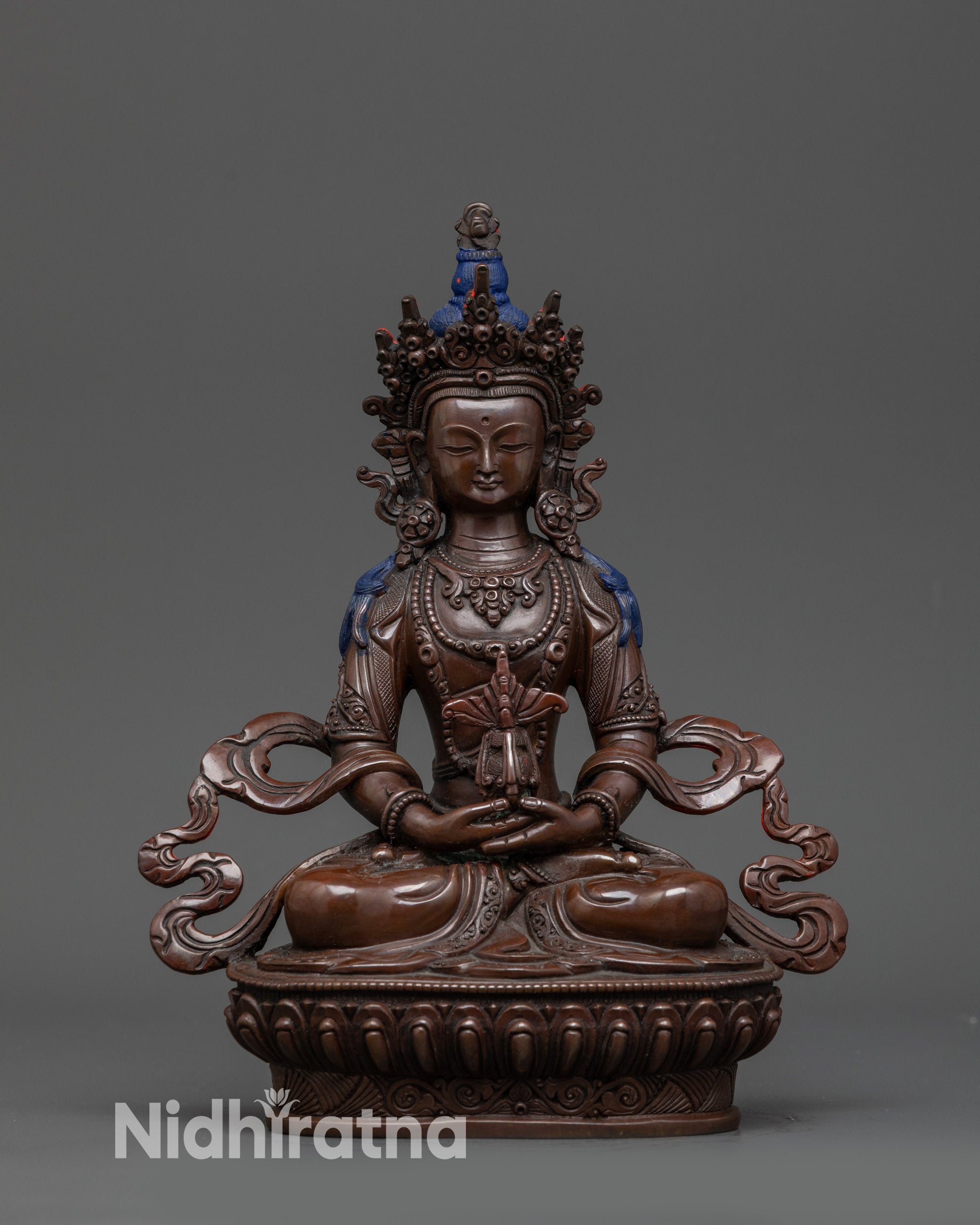 long life meditation figure