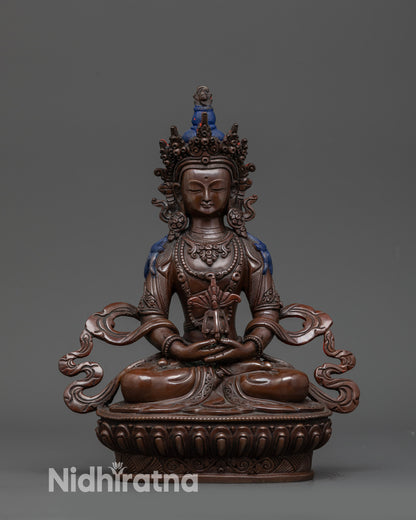 long life meditation figure