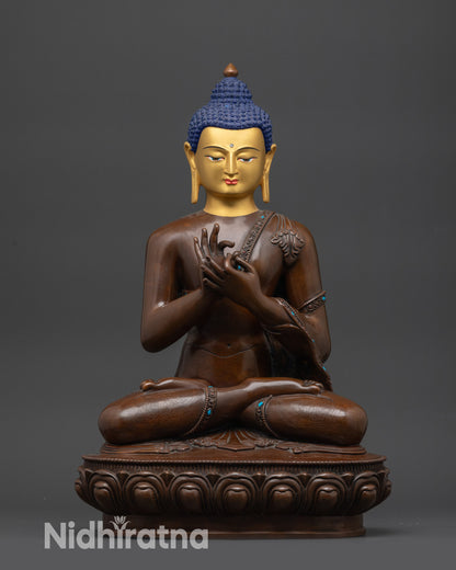 Handmade Tibetan Buddhist altar statue