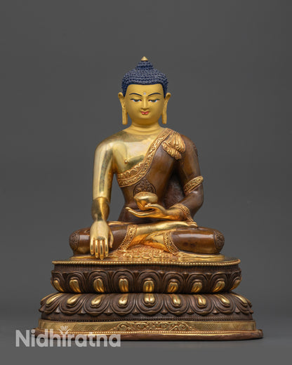 handcrafted Siddhartha Gautama figure