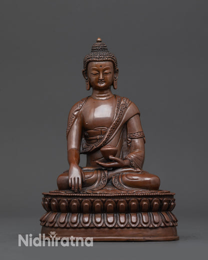 handcrafted Nepalese altar sculpture