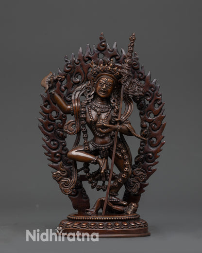 8” copper dakini for meditation