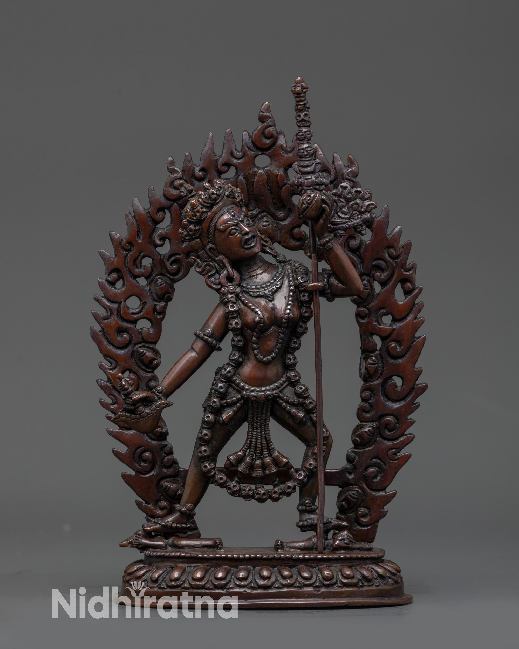 8.2” Tibetan dakini for meditation and rituals