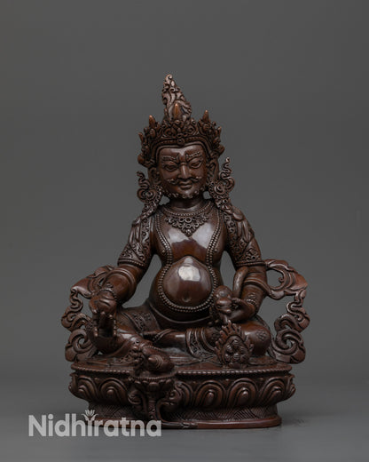 handcrafted Nepalese God of Wealth