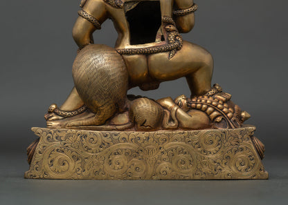 Black Dzambhala Statue
