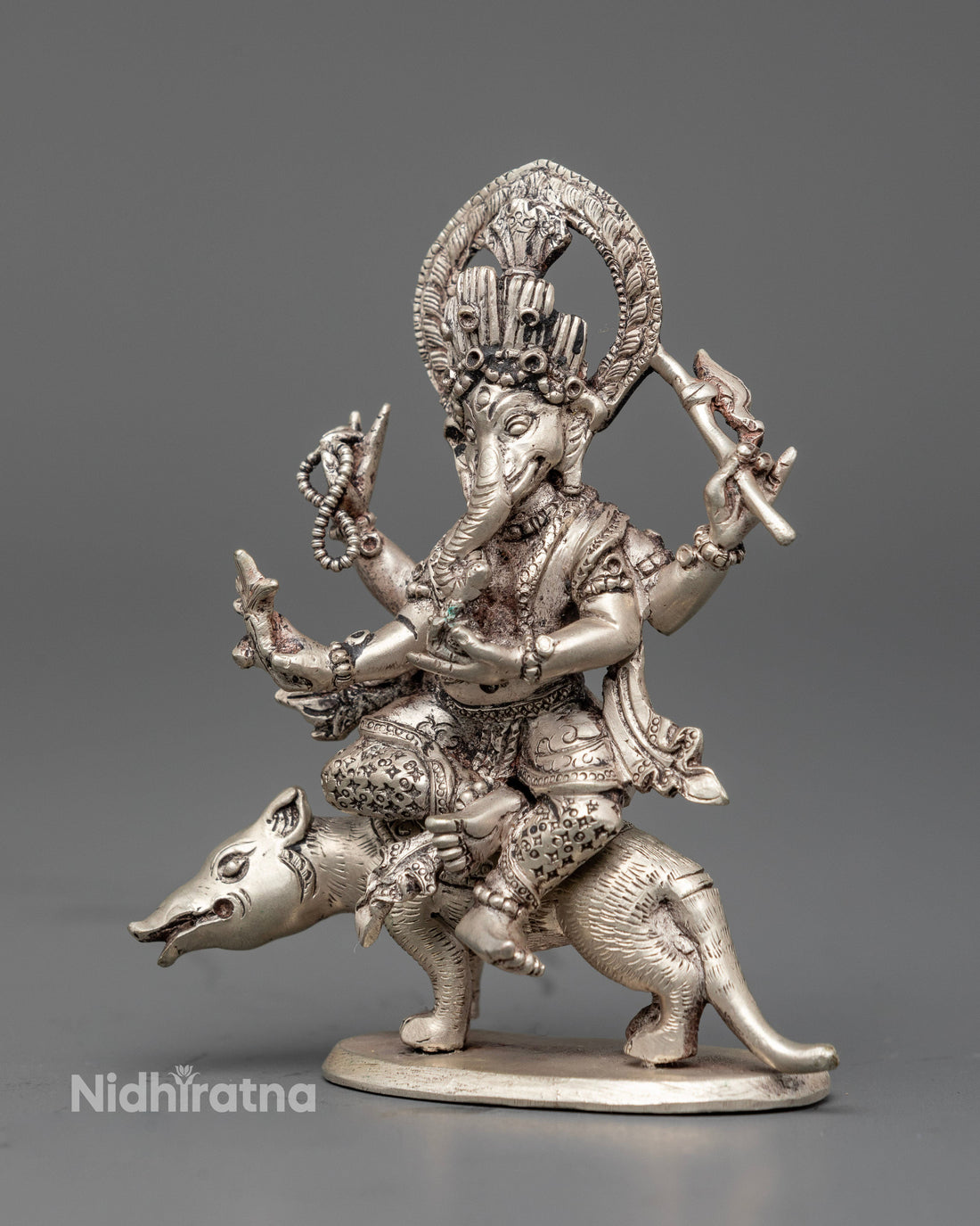 Sacred Silver Ganesh: The Remover of Obstacles