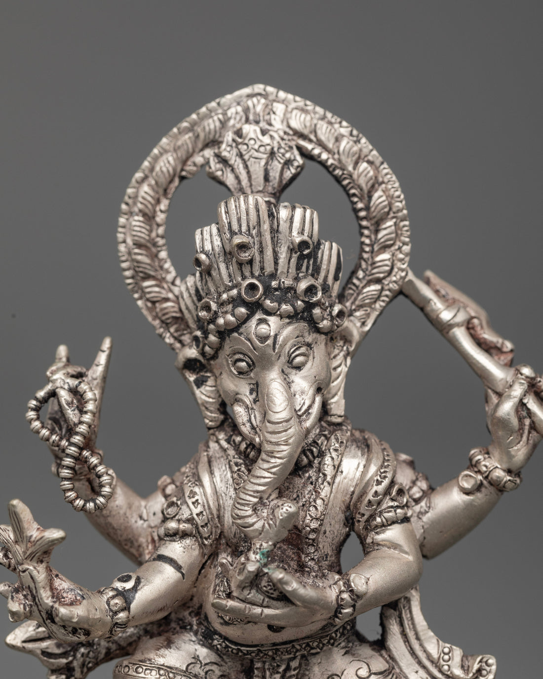 Sacred Silver Ganesh: The Remover of Obstacles