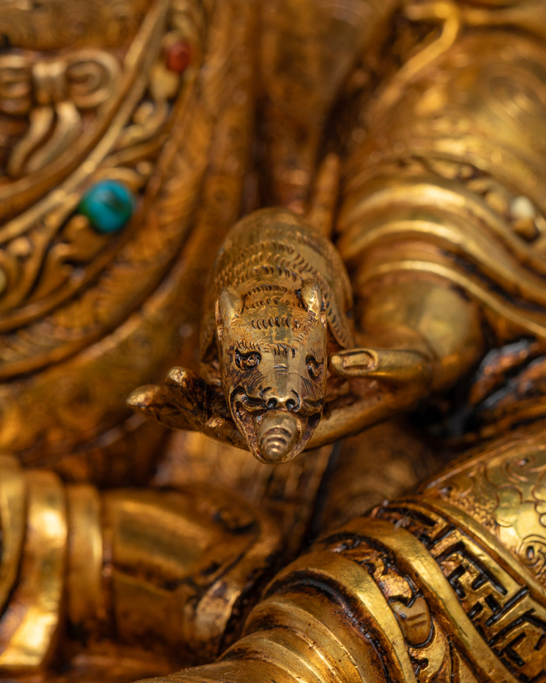 Exquisite Guru Norlha Statue: The Prosperity Deity