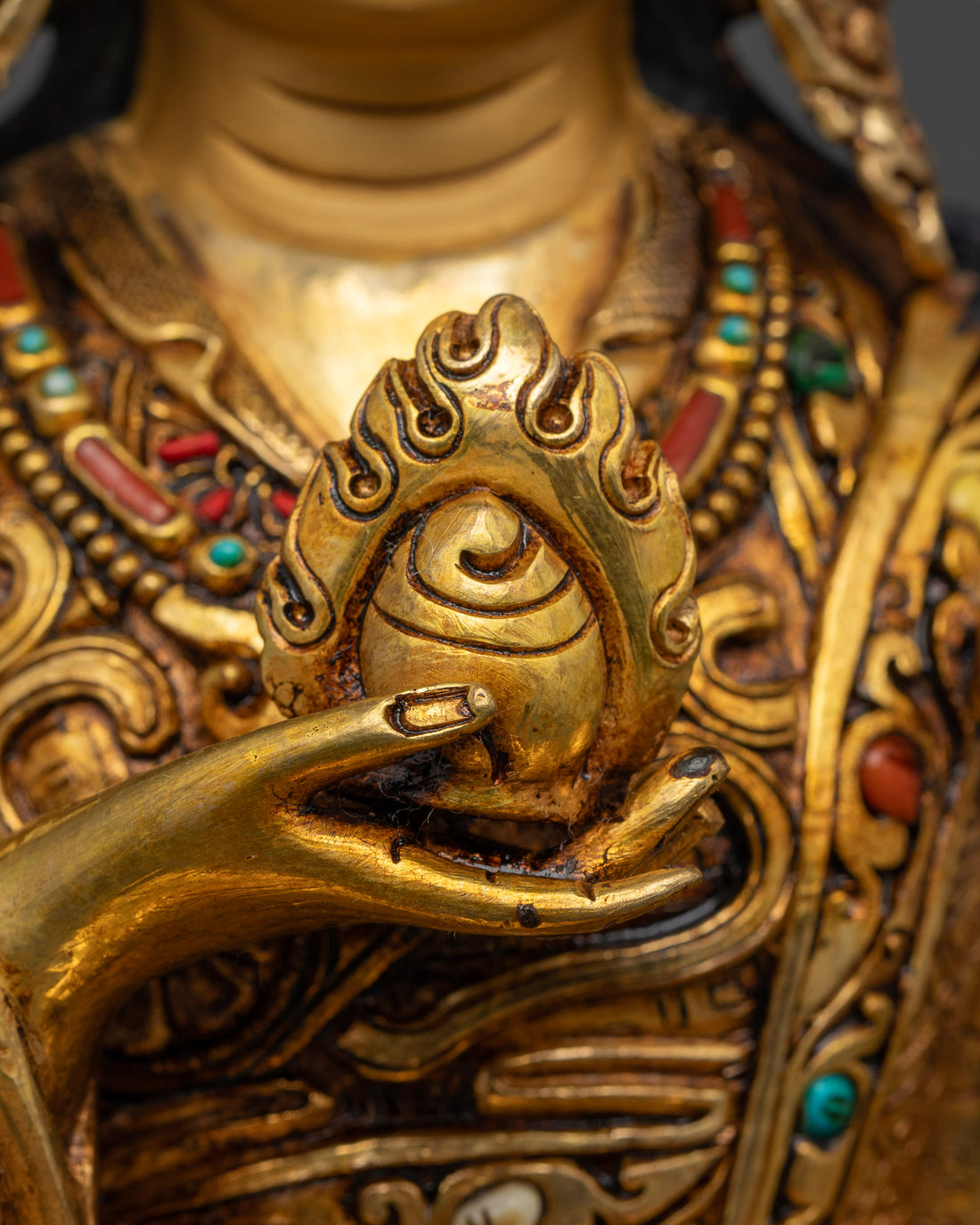 Exquisite Guru Norlha Statue: The Prosperity Deity