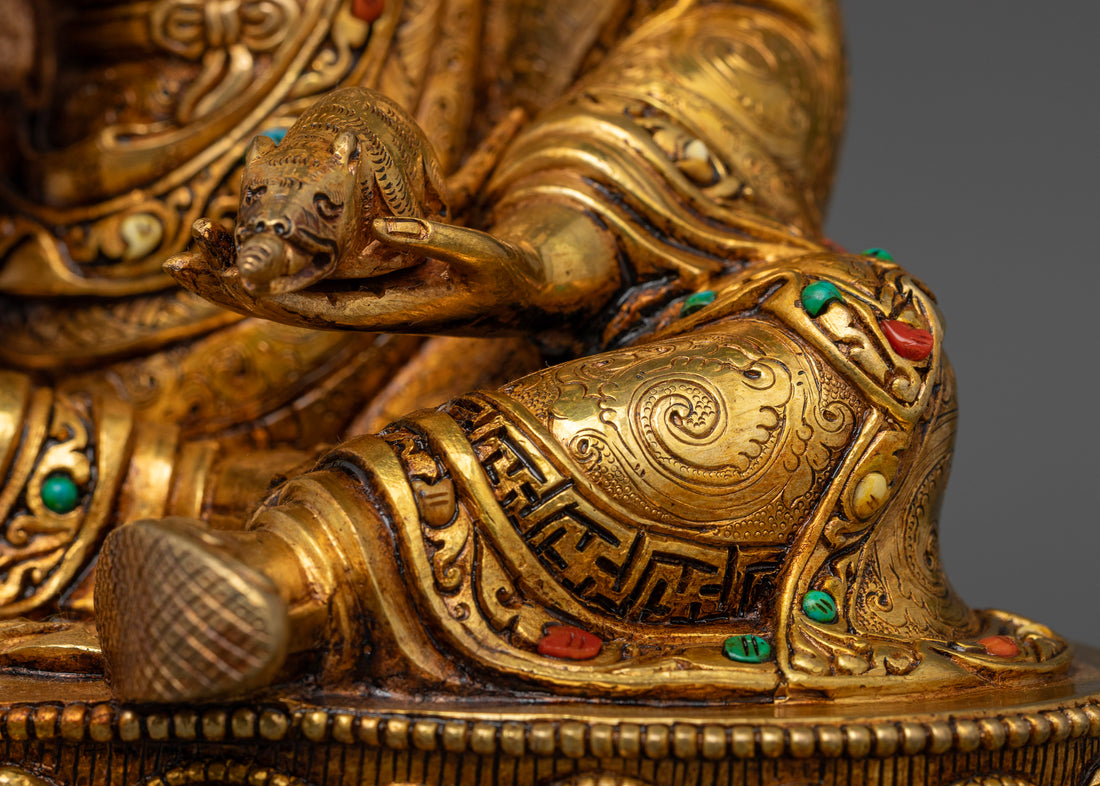 Exquisite Guru Norlha Statue: The Prosperity Deity