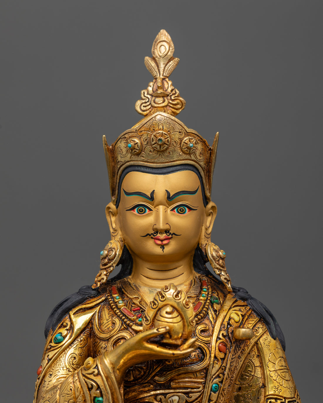 Exquisite Guru Norlha Statue: The Prosperity Deity