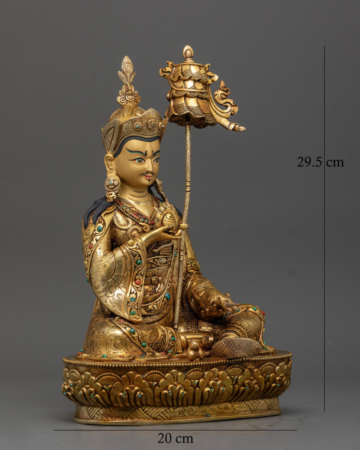 Exquisite Guru Norlha Statue: The Prosperity Deity