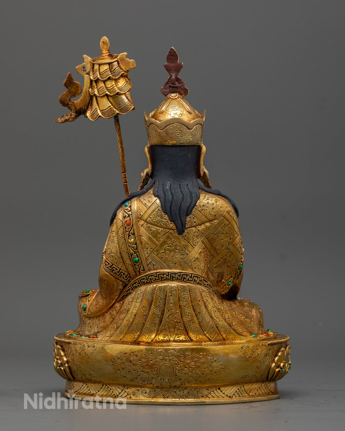 Exquisite Guru Norlha Statue: The Prosperity Deity