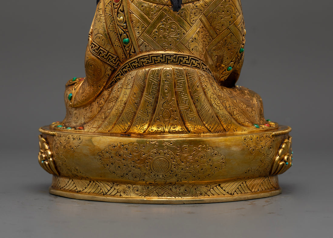 Exquisite Guru Norlha Statue: The Prosperity Deity